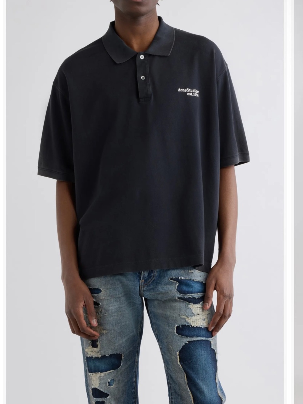 Acne Studios Egnes Logo Cotton Piqué Polo
$510.00 Black size M medium men’s - Picture 1 of 13